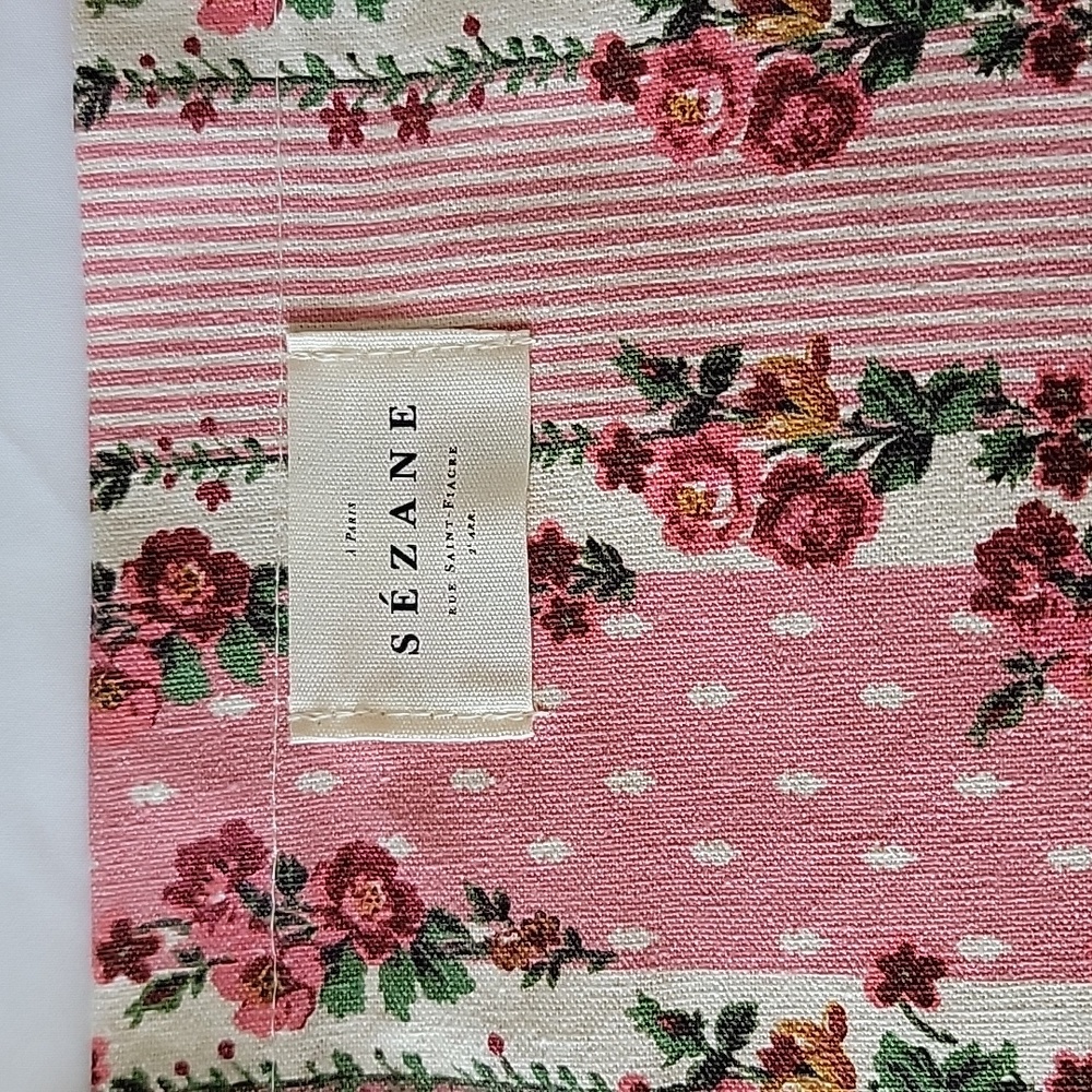 NWOT Sezane Pink Floral Tote Bag - Picture 2 of 2